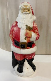 Vintage Empire Plastic Santa Claus Christmas Blow Mold Decoration