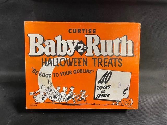 Retro 1950s Curtiss Halloween Treats Baby Ruth Vintage Candy Box