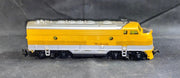 HO Scale Tyco Rio Grande Diesel Locomotive Engine & Dummy Model Train w/ Box