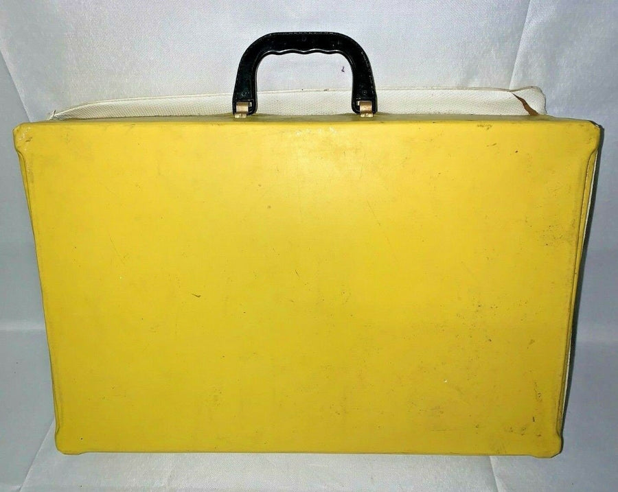 Vintage 1965 Skipper and Skooter Yellow Barbie Doll Case