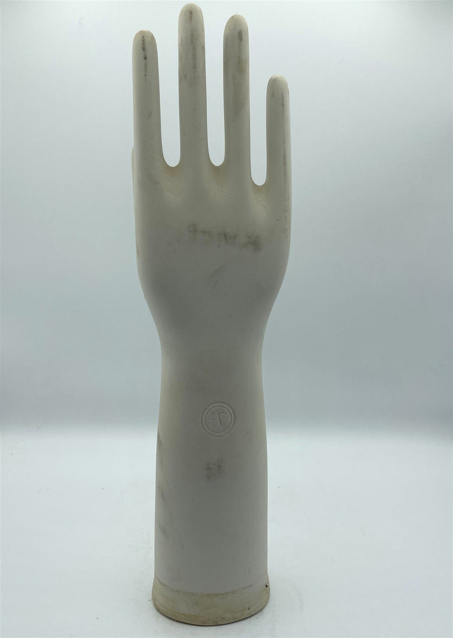 Vintage Hall China E Liverpool Ohio Hand Mold for Gloves Jewelry 14 inch 9042