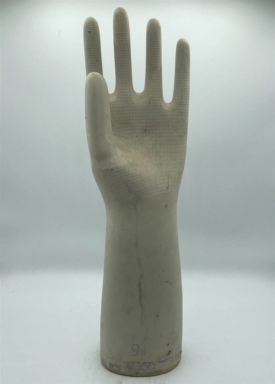 Vintage Hall China E Liverpool, Ohio Hand Mold for Gloves Jewelry 15 inch