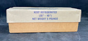 Vintage US Government Department of Agriculture 5 lb American Cheese Empty Box