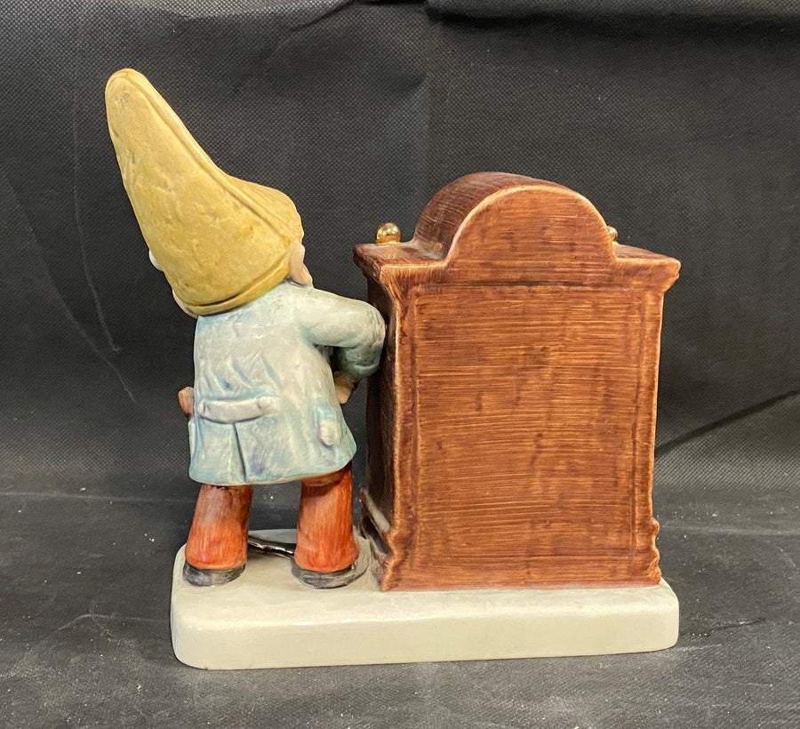 Goebel Co-Boy Gnome " Brad The Clock Maker " Clock Figurine West Germany