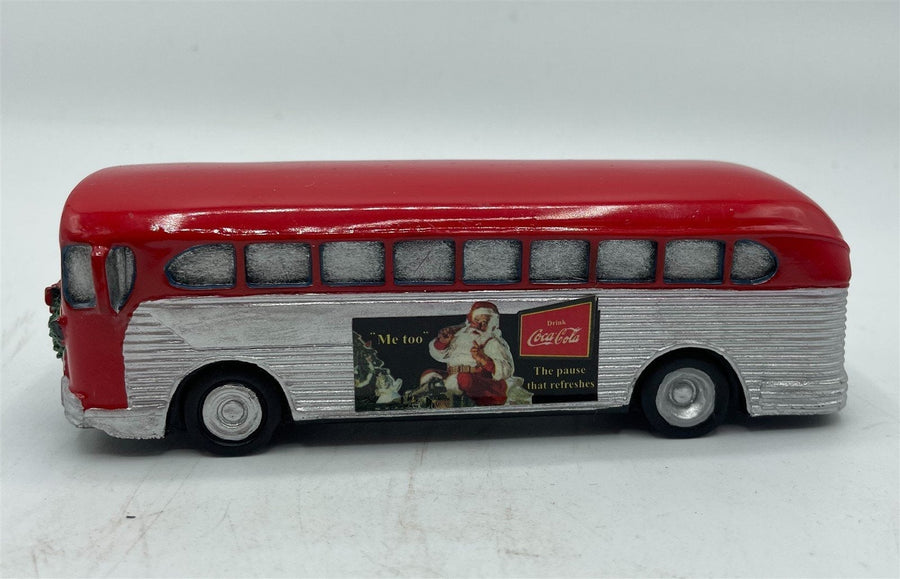 Vintage Hawthorne Village Christmas North Pole Cocoa Cola Bus 2001