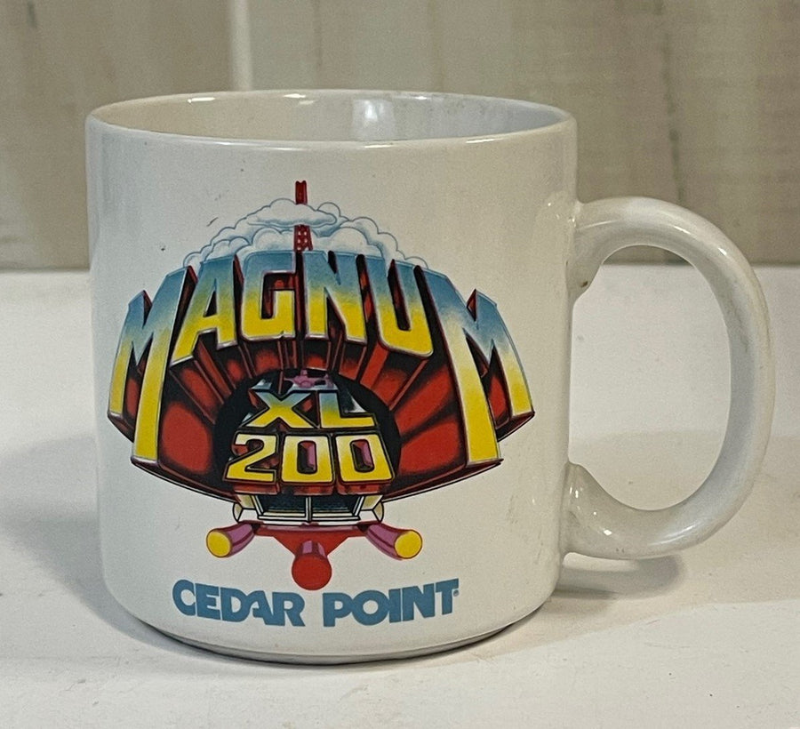 Vintage Cedar Point Magnum XL 200 Ceramic Coffee Mug Collectors Souvenir