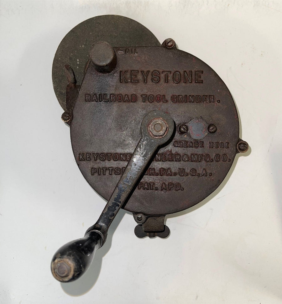 Antique Keystone Railroad Tool Train Grinder Pittsburgh PA