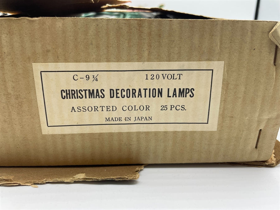 Vintage Mid Century Christmas Light Bulbs Set of 18