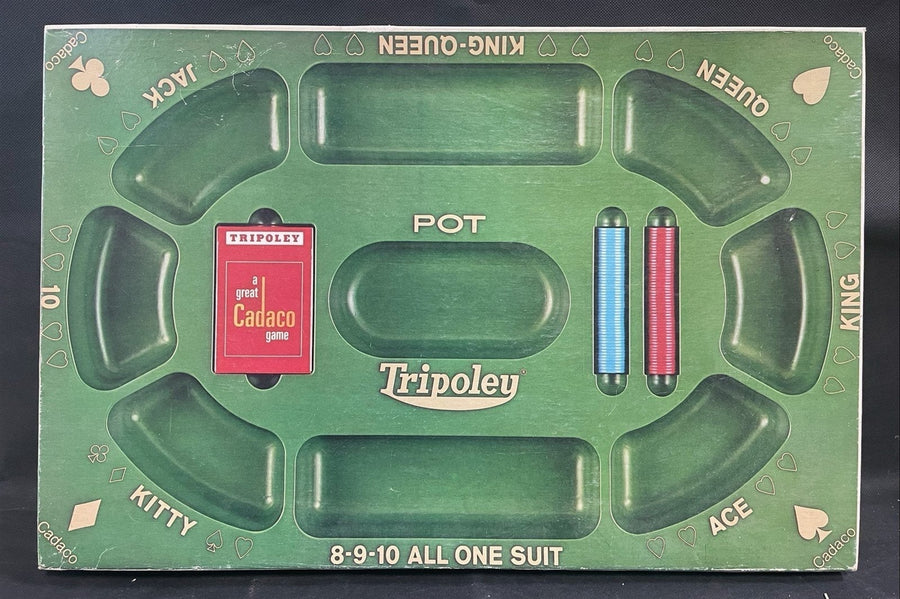 Vintage Tripoley Card Playing Board Game Special Edition