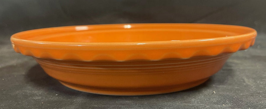 Homer Laughlin Fiesta Tangerine Orange 10 1/4 inch Pie Plate