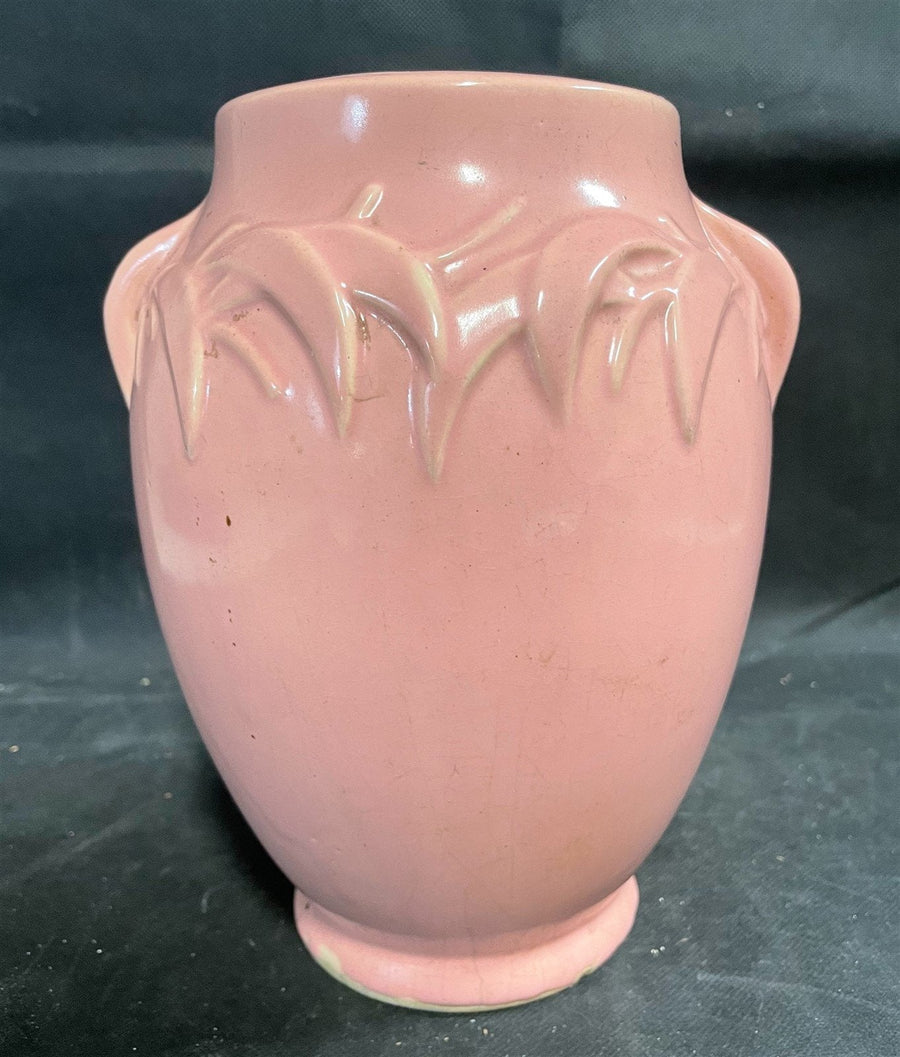 Vintage Coral McCoy Pottery Ceramic Glazed Vase