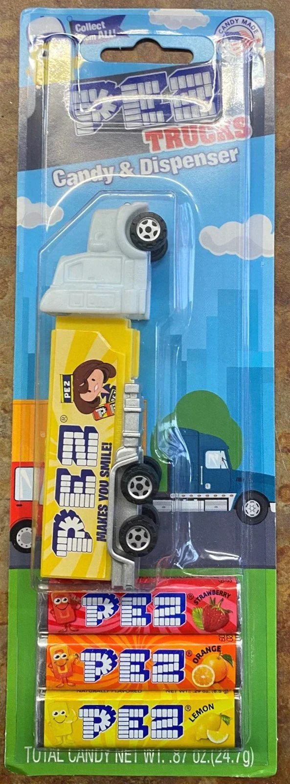 Pez Mascot Truck Presenter Girl USA Issue on Card w/ Candy