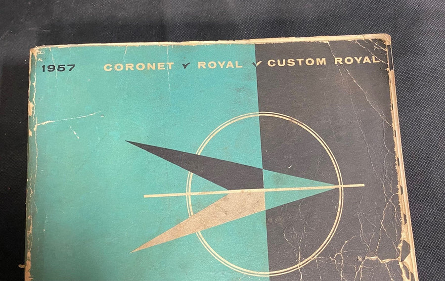 1957 Vintage Dodge Passenger Manual Coronet Custom Royal