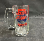 Collectible Cleveland Indians 1994 Inaugural Bar Glass Beer Mug