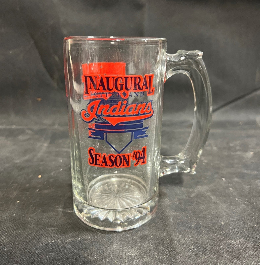 Collectible Cleveland Indians 1994 Inaugural Bar Glass Beer Mug