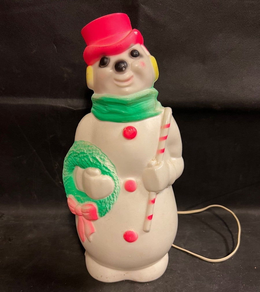 Vintage Empire Christmas Snowman 13 Inch Light Up Blow Mold