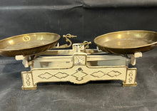 Load image into Gallery viewer, Antique Czechoslovakian Heavy Metal Weight Scale