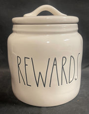 Rae Dunn Dog Treats Ceramic Rewards Kitchen Canister