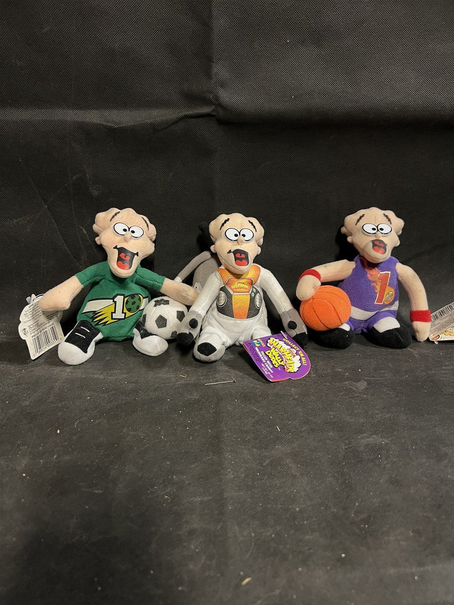 Set of 3 Warheads Plush Toys (Soccer Player, Astronaut and Basketball Player)