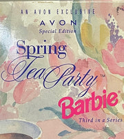 Vintage Mattel Avon Spring Tea Party Barbie New in Box w/ Accessories