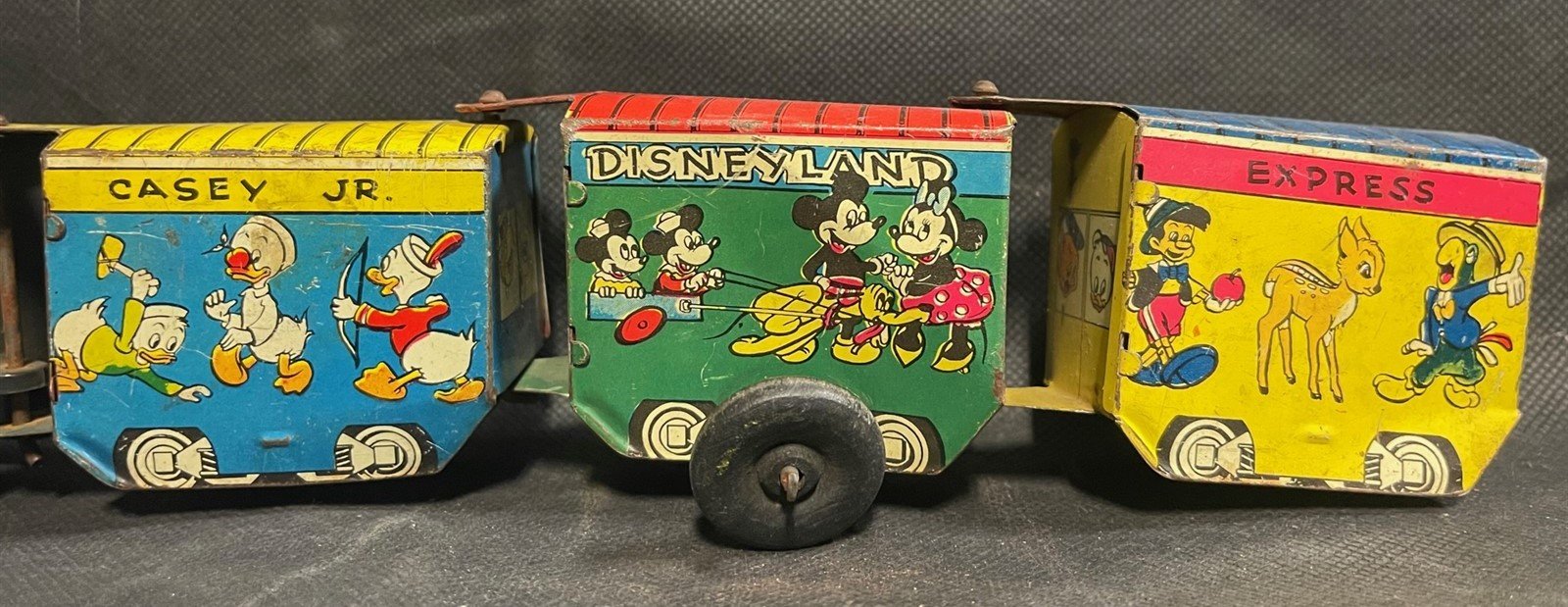 Vintage Casey JR Disney Land Express Marx Tin Toy Train