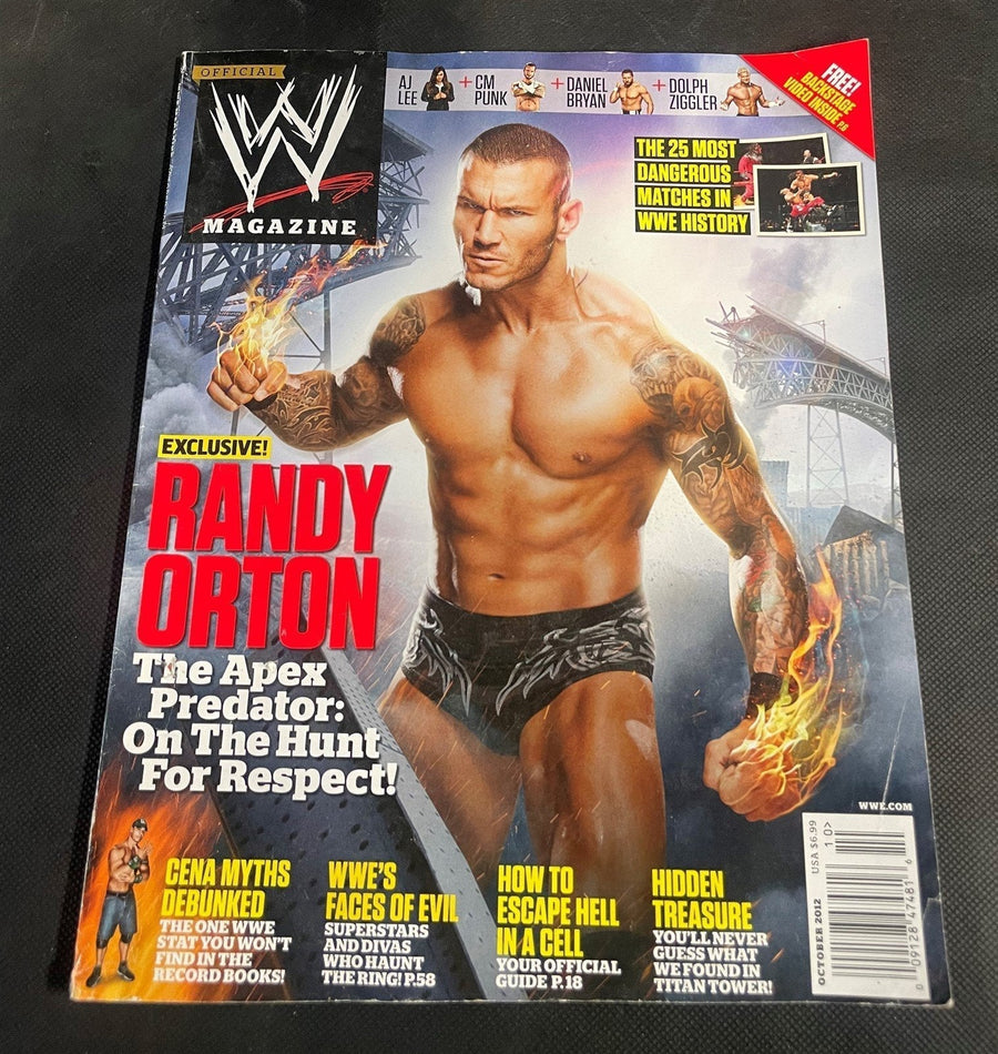 Collectible WWE Magazine October 2012 Randy Orton Cover
