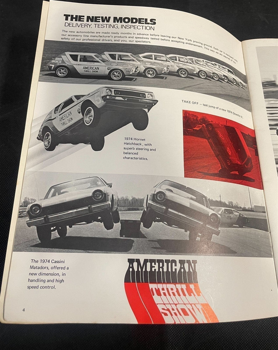 Vintage Jay Milligan's American Thrill Show Car Magazine