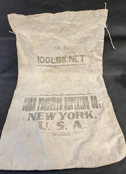 Rustic Vintage Grain Sack from Corn Products Refining Company of New York U.S.A.