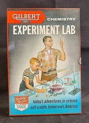 Vintage 1950's Gilbert Chemistry Experiment Lab #12015 Great Metal Case