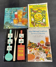 Vintage Recipe Booklets with Drink Recipes for Entertaining and Hosting Parties
