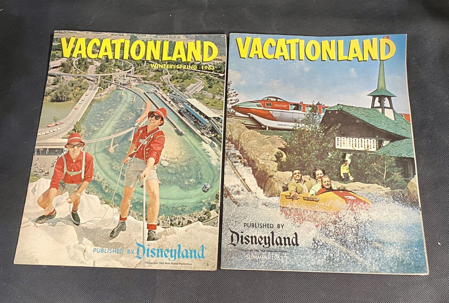 1963 Winter / Spring and Summer Editions of Disney's Vacationland Magazine