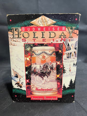 Vintage 1996 Anheuser Busch Budweiser Holiday Stein American Homestead w/ Box