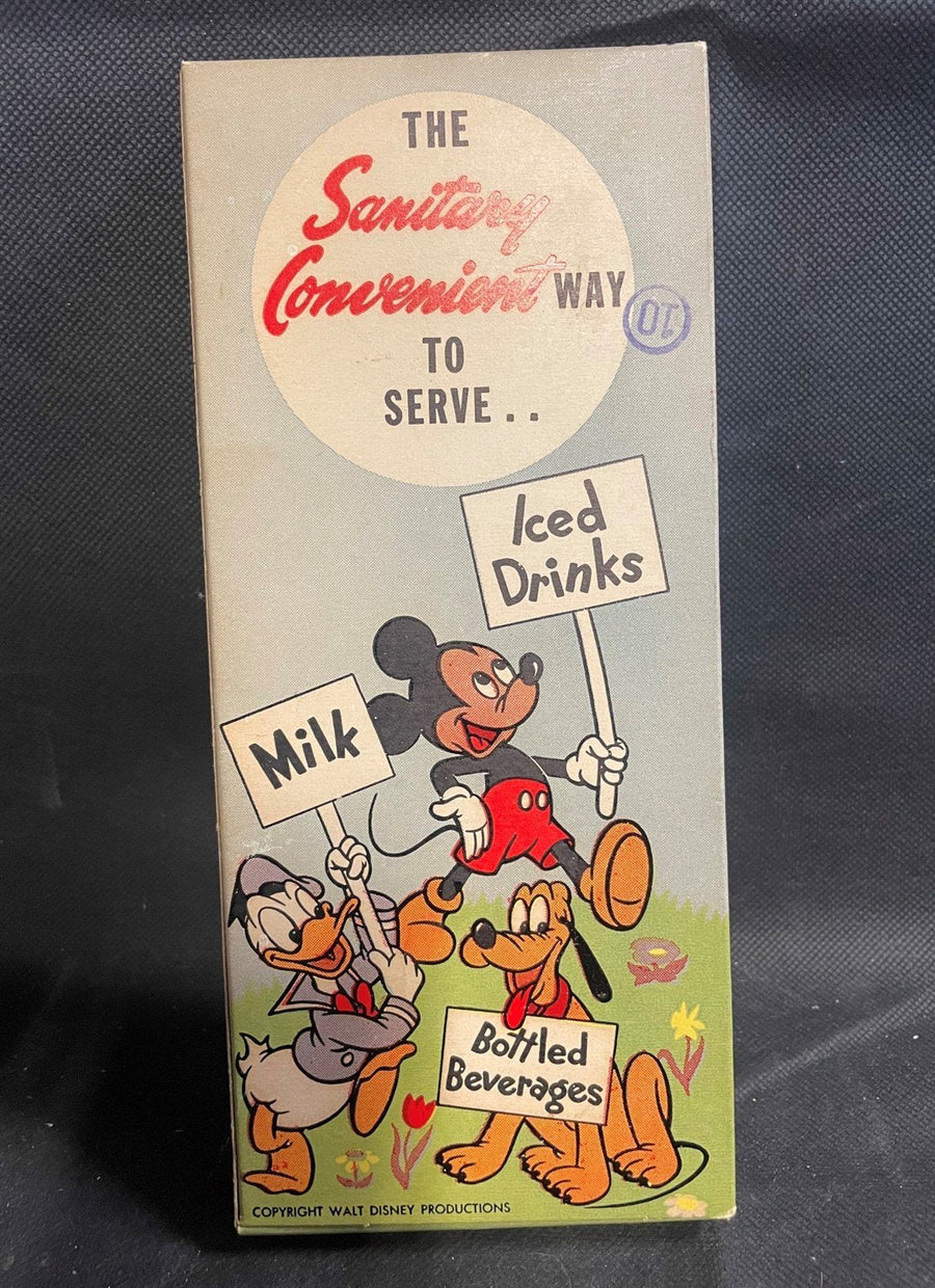 Vintage 1950's Disney Mickey Mouse 100 Sunshine Straws Unopened Box
