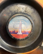 Vintage Collectible NYC Empire State Building Metal Ashtray