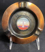 Vintage Collectible NYC Empire State Building Metal Ashtray