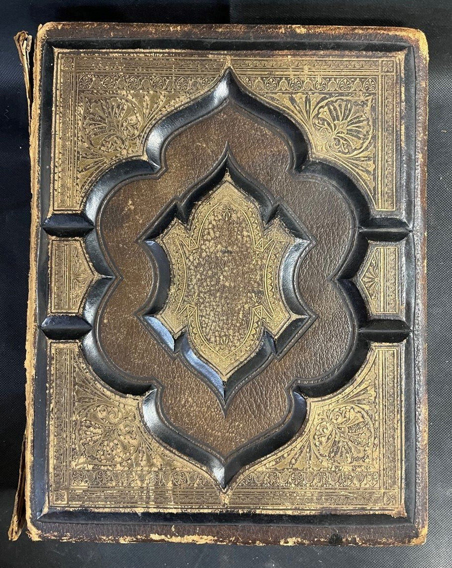 Antique 1876 Original Congress Holy Bible w/ Apocrypha Mount Union Ohio