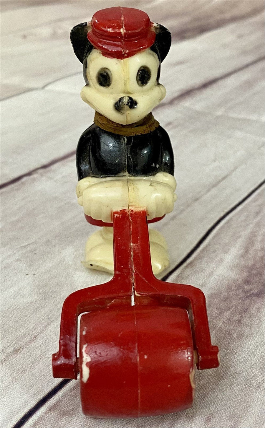 Vintage 1950’s Mickey Mouse Roller Ramp Walker Toy