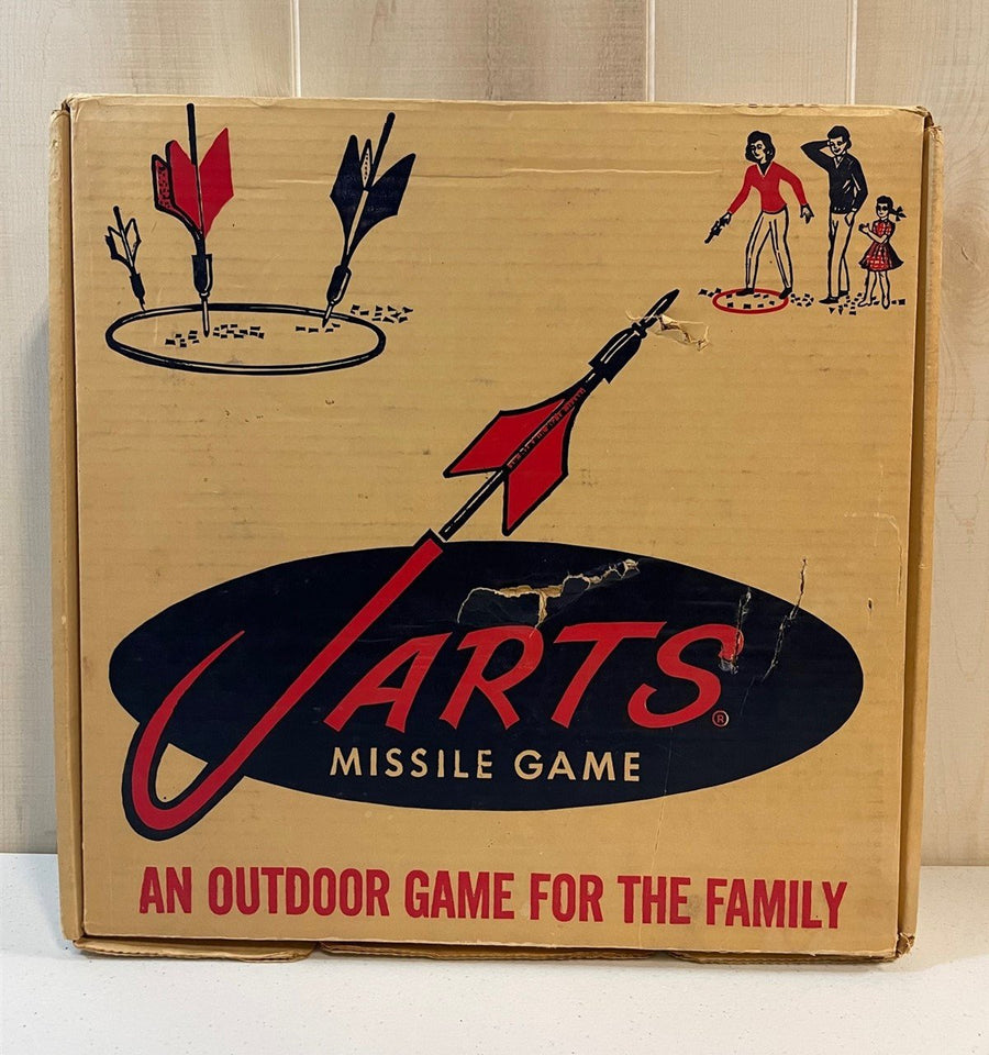 Vintage Jart Lawn Missile Outdoor Darts Game "Box Only"