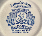 15 pc. Lochs of Scotland Dishware by Royal Warwick England with Hand Engraving
