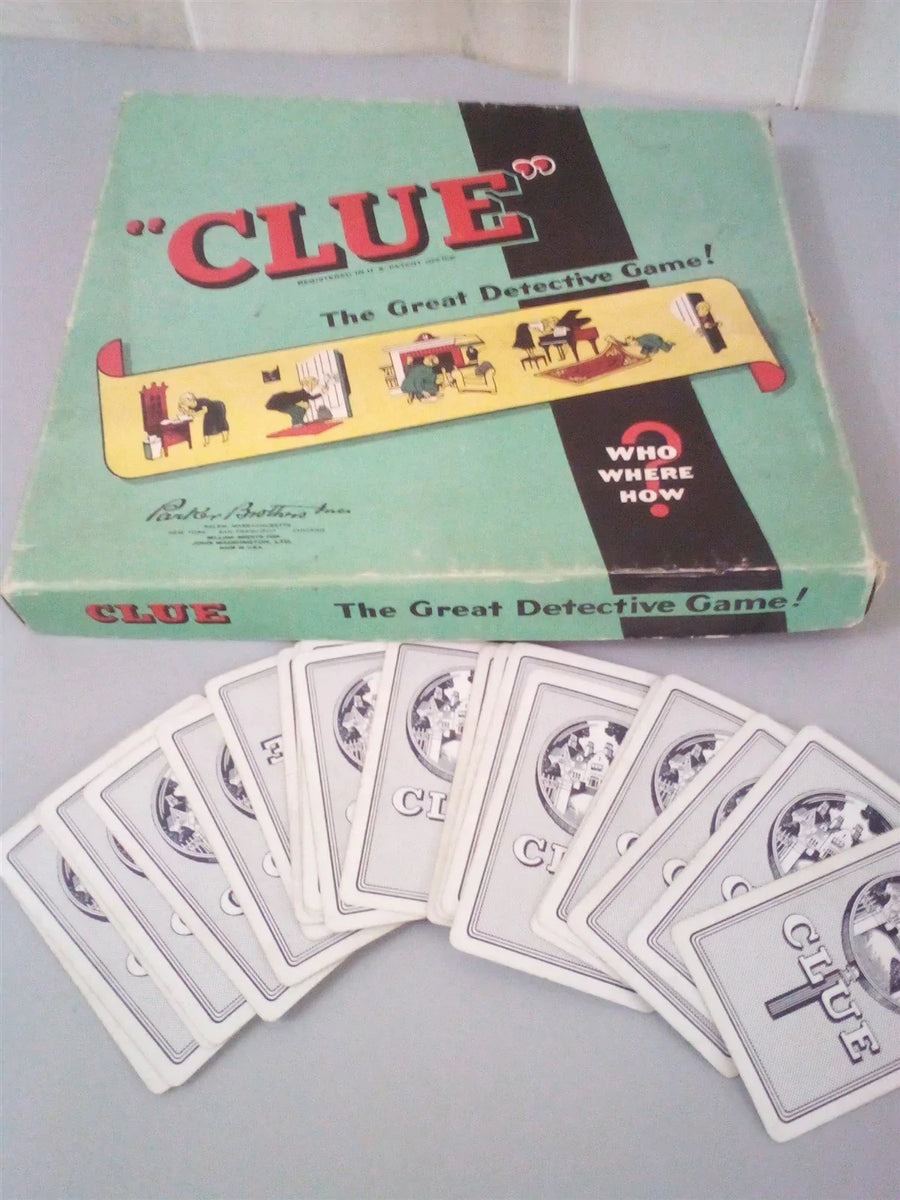 Parker Brothers Cluedo The Classic Detective Game for sale online