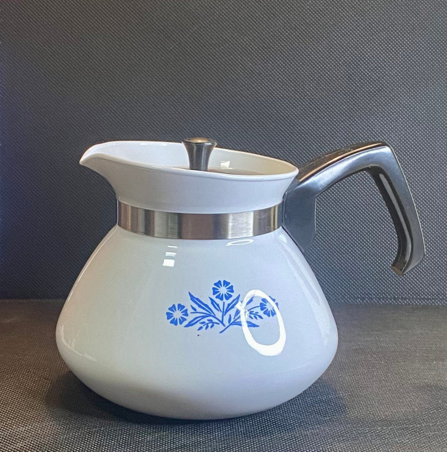 Corningware Blue Cornflower 6 Cup Coffee Pot 