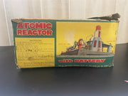1950s Atomic Reactor w / Battery Complete Toy Steam Engine Set w / Original Box