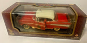 Road Legends Red Chevrolet Bel Air Fire Chief 1957 Diecast 1/18