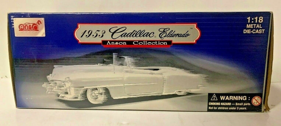 Vintage Anson Collection 1953 Red Cadillac eldorado diecast 1/18 Scale