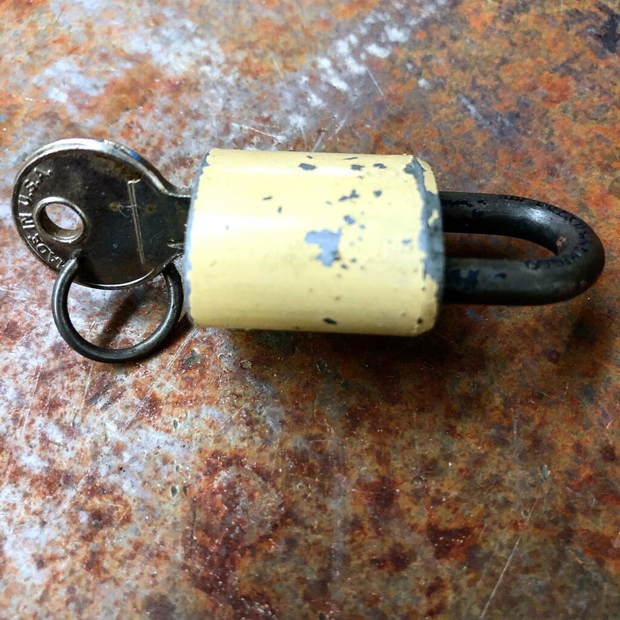 Small Vintage Yale Lock and Key